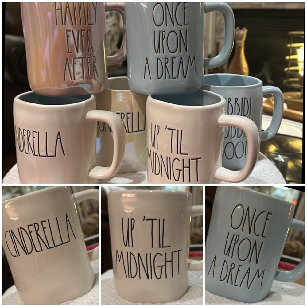 Rae Dunn, Disney Artisan & Disney Princess Collection Mugs “Cinderella” & More!